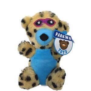 Parkway Toys Leopard Cheetah Wearing Sunglasses Glittery Plush 2019 10"